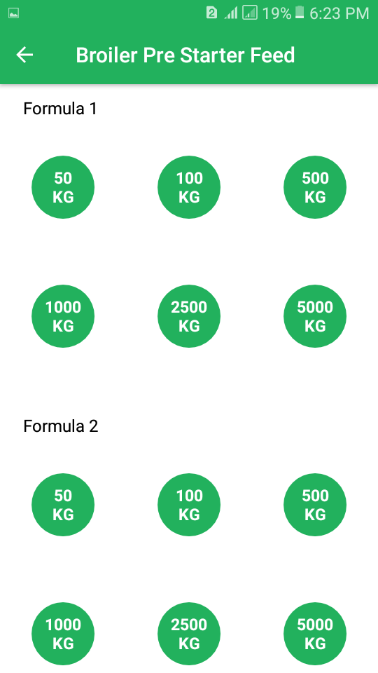 Poultry Feed App - Low Cost Fe screenshot