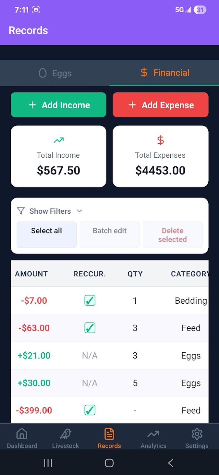 Livestock Tracker screenshot
