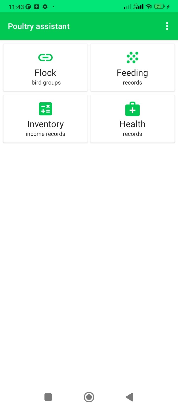 Poultry Feed Formulation App screenshot