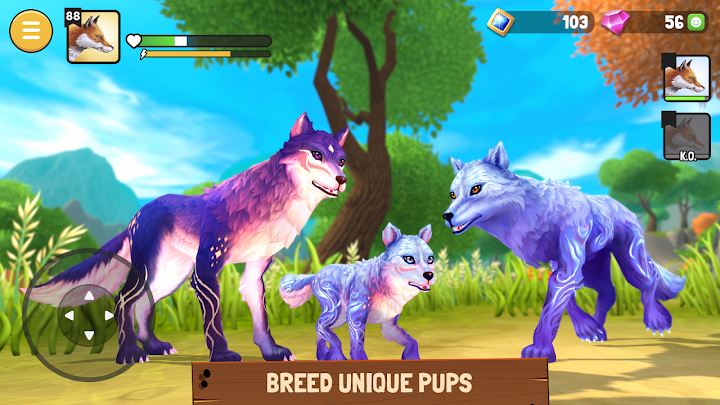 Animal Kingdoms: Wolf Sim MMO screenshot