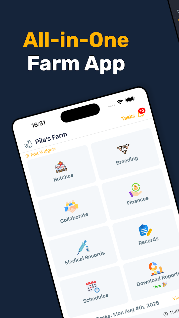 Livestock Manager Farm Tracker screenshot