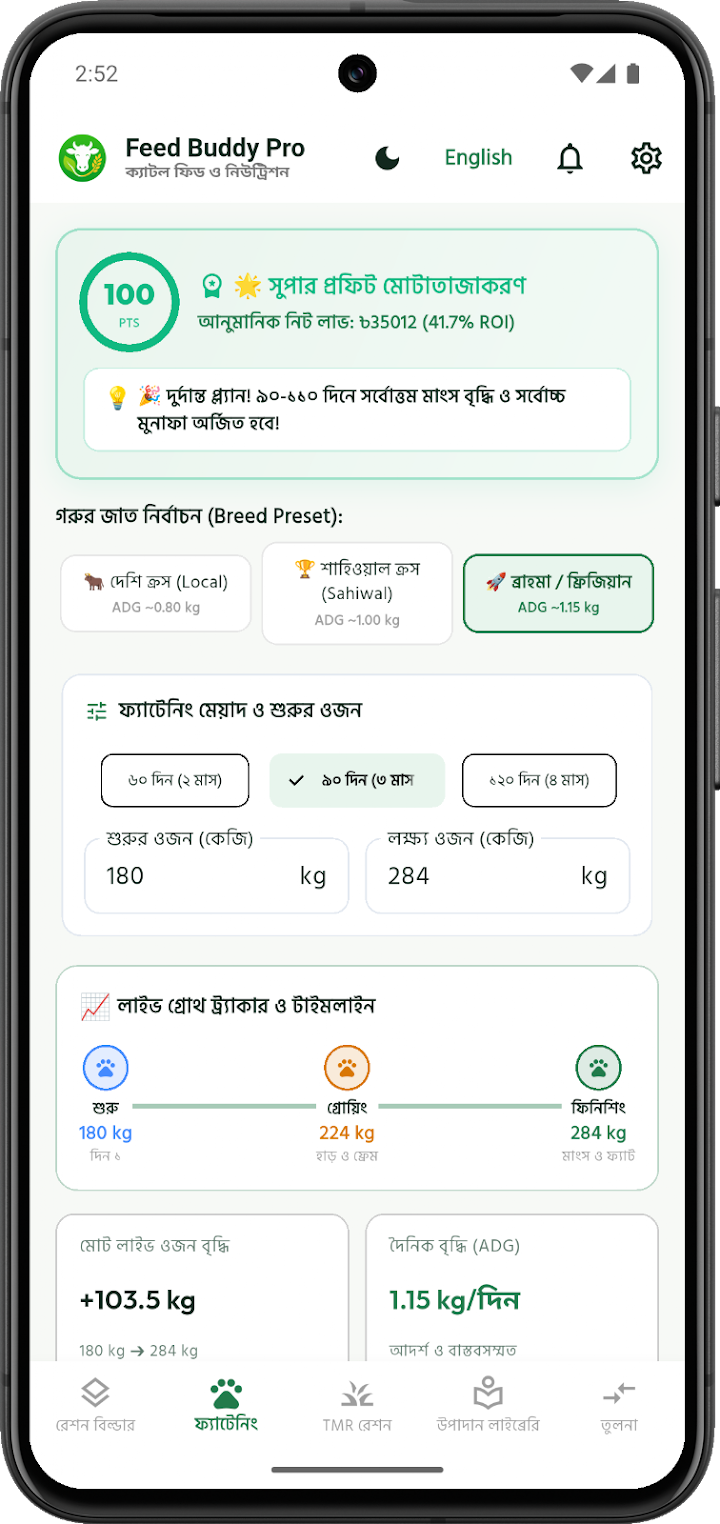 FeedBuddy: Cattle Feed Ration screenshot