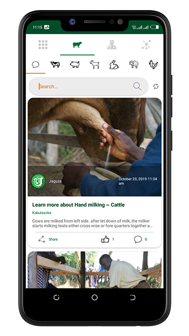 JAGUZA Livestock App screenshot