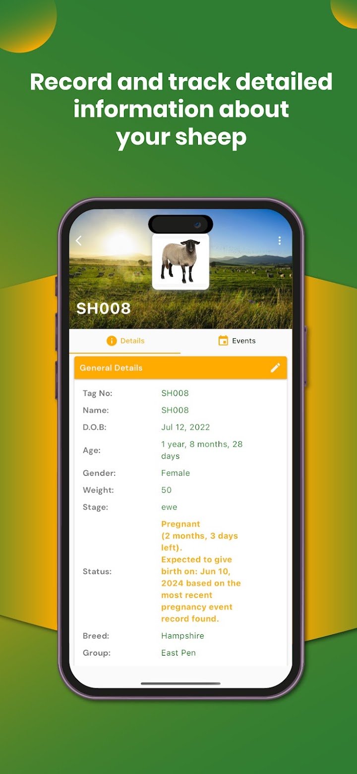 My Sheep Manager - Farming app screenshot