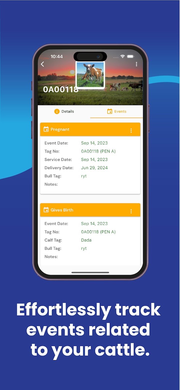 My Cattle Manager - Farm app screenshot