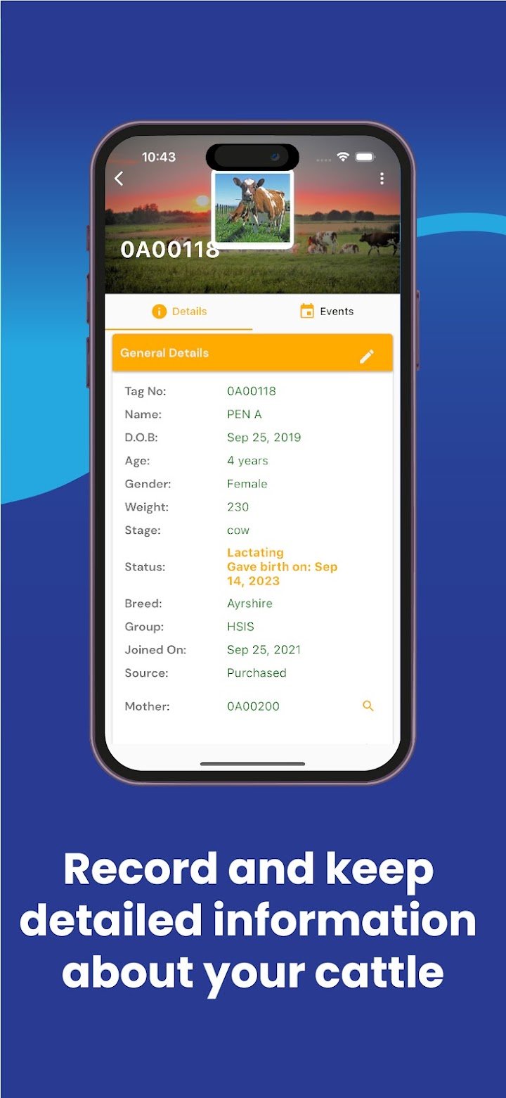 My Cattle Manager - Farm app screenshot