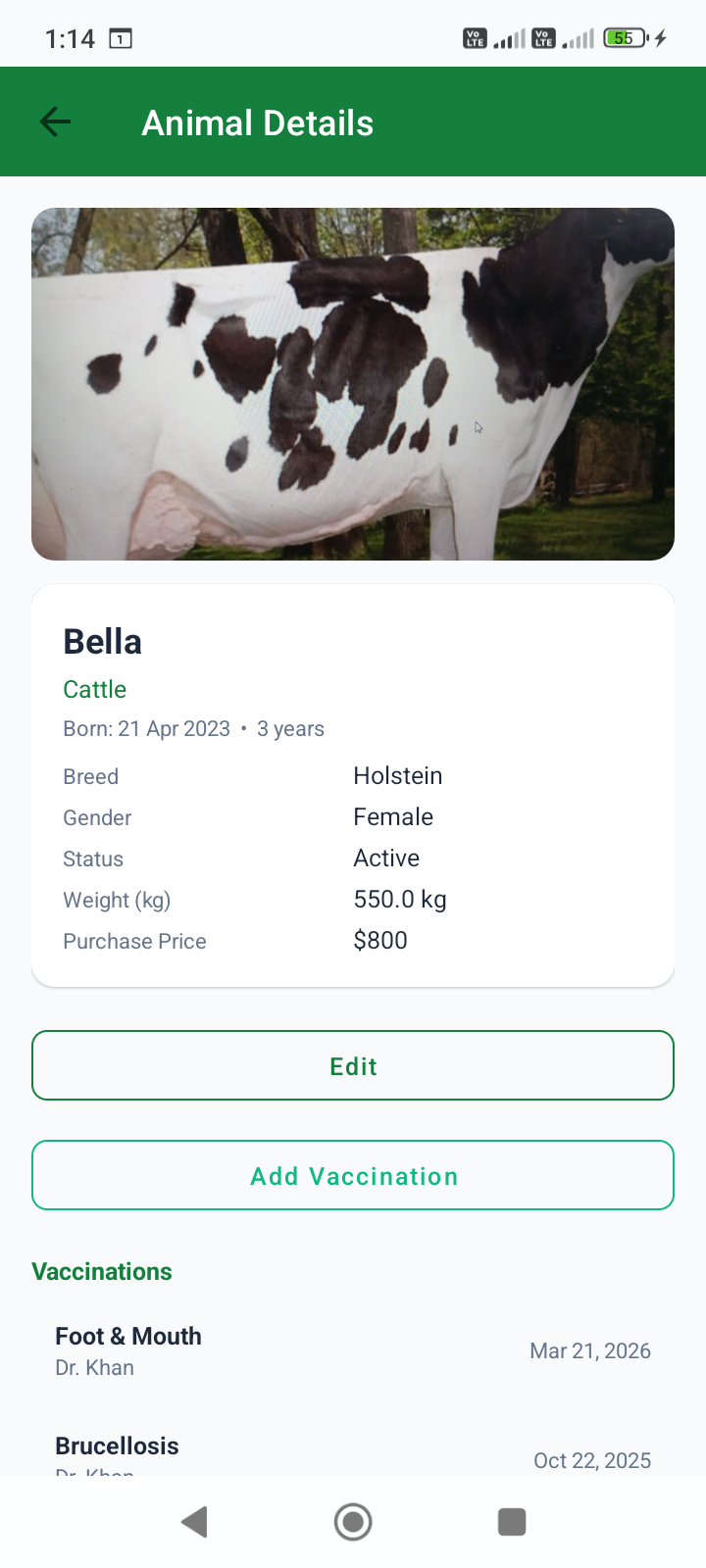 Livestock Ledger: Herd Manager screenshot