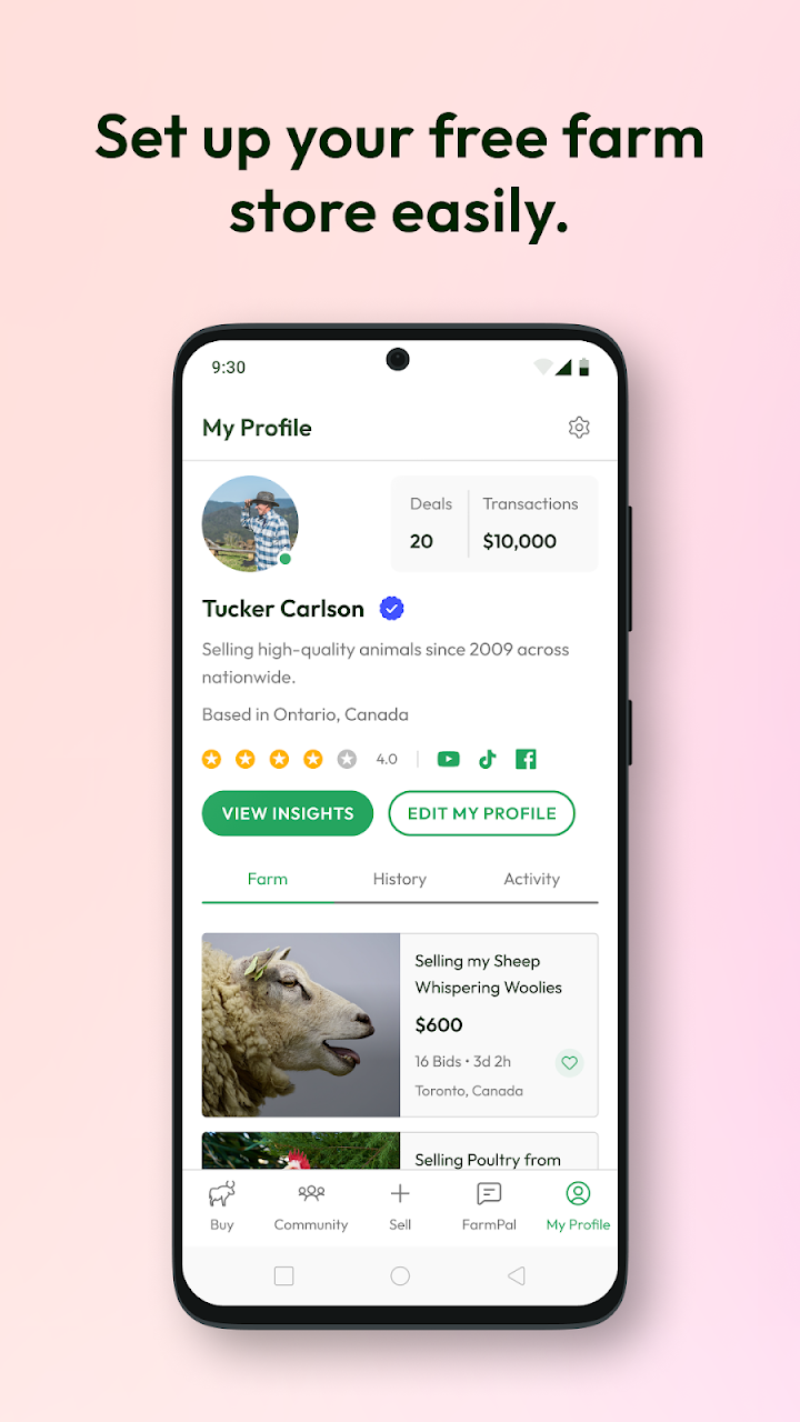 Farmers Hub – Buy & Sell screenshot