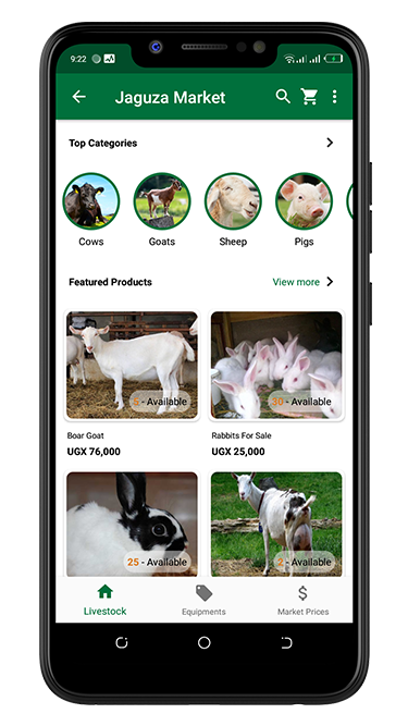 JAGUZA Livestock App screenshot