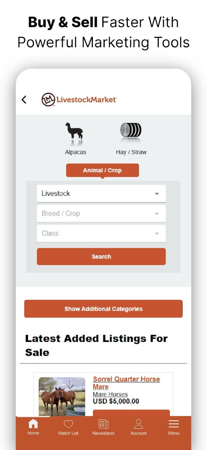 LivestockMarket screenshot