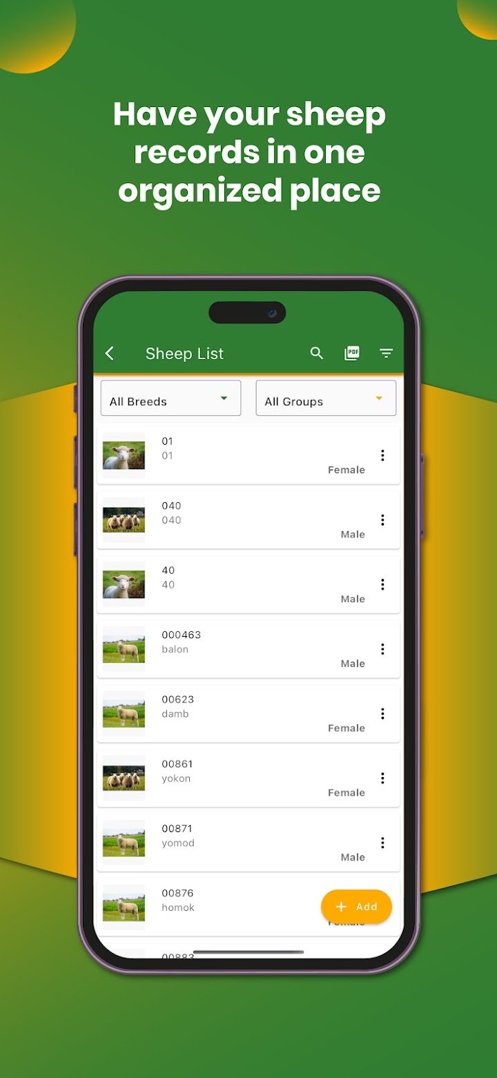 My Sheep Manager - Farming app screenshot