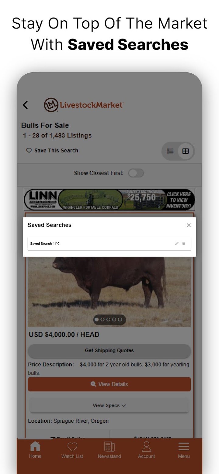 LivestockMarket screenshot