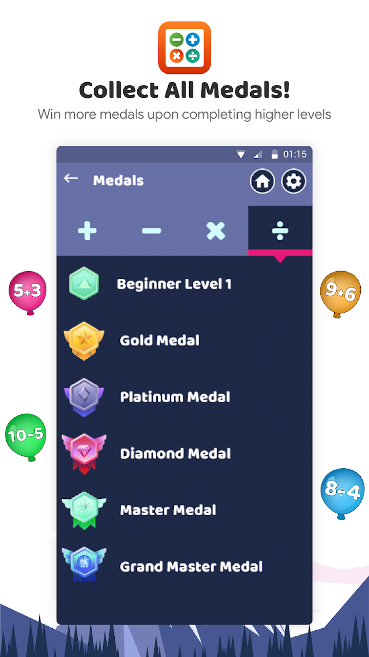 Learn Math App:Game of Numbers screenshot