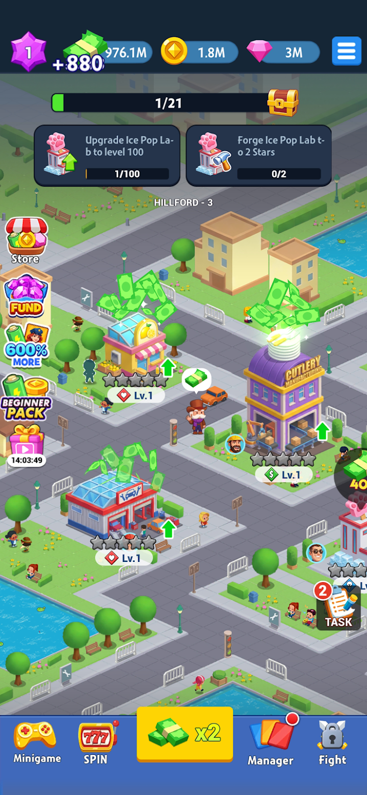 Idle Factory Business Tycoon screenshot
