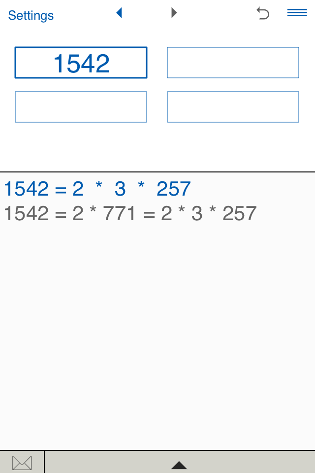 Prime Factor Calculator screenshot