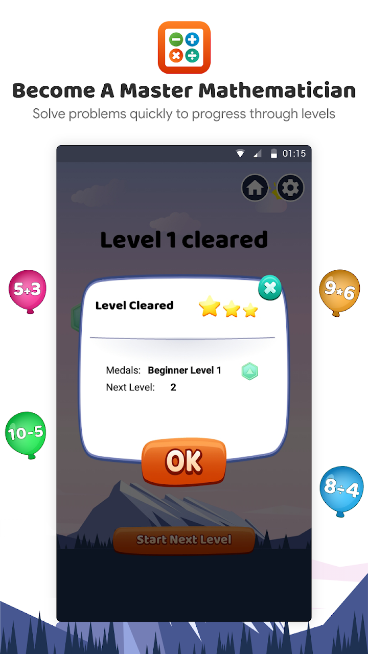 Learn Math App:Game of Numbers screenshot
