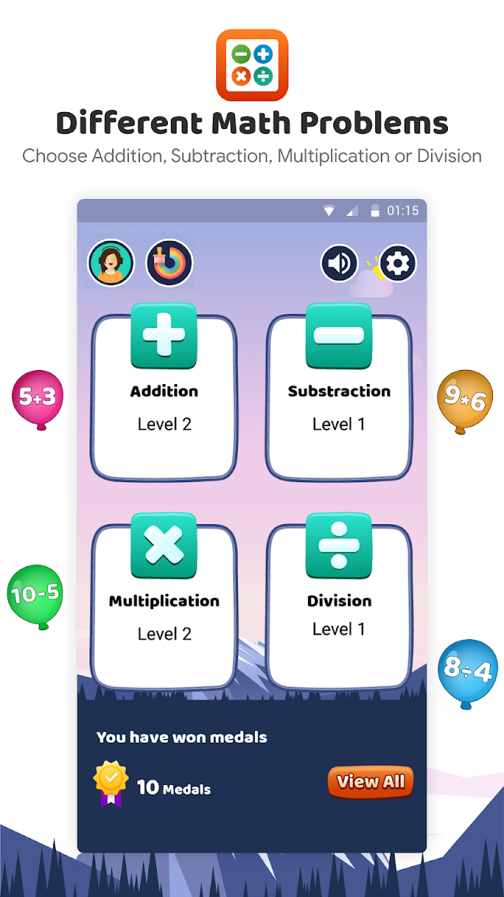 Learn Math App:Game of Numbers screenshot