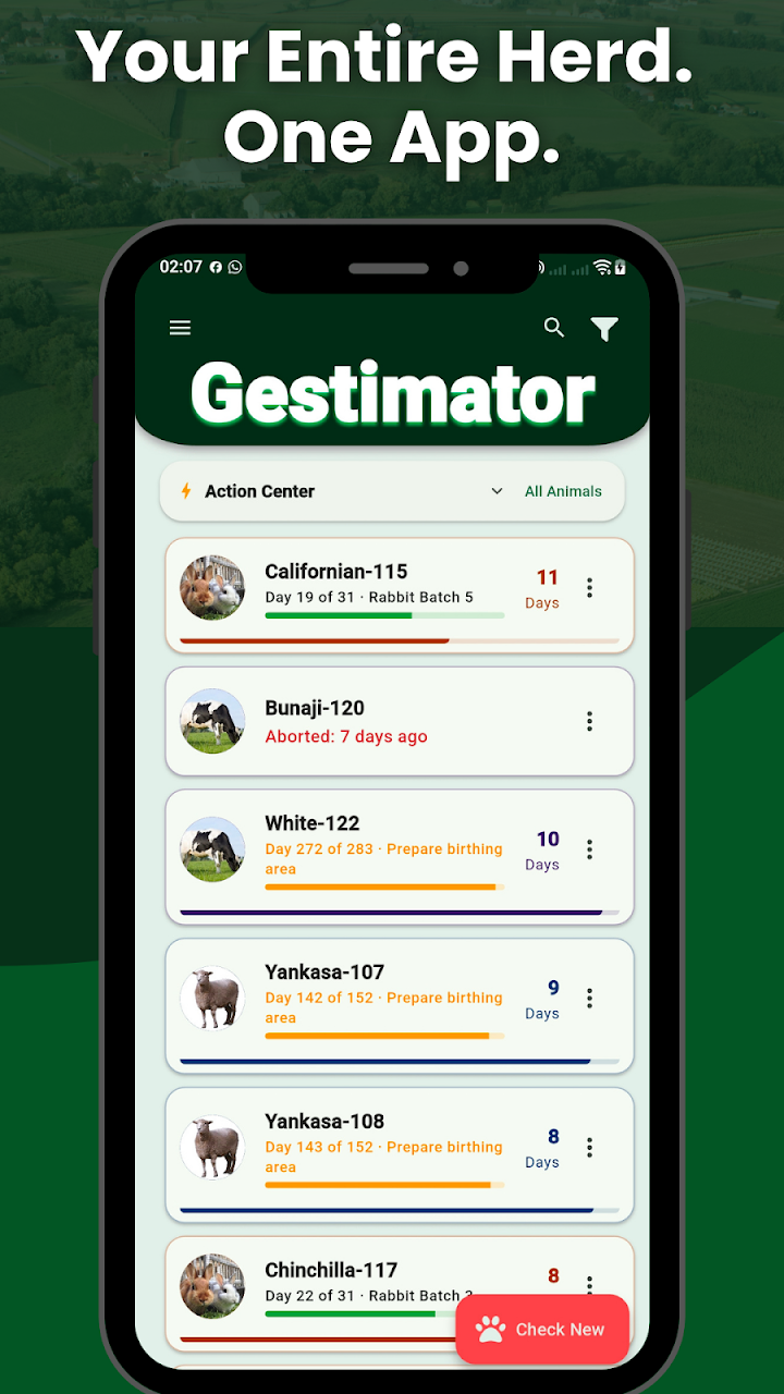Gestimator screenshot