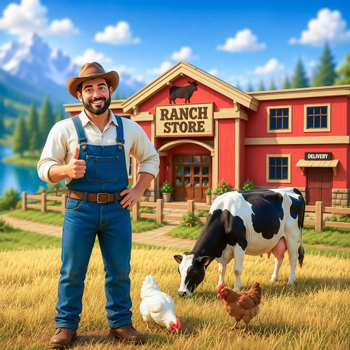 Ranch Farm Store Simulator icon