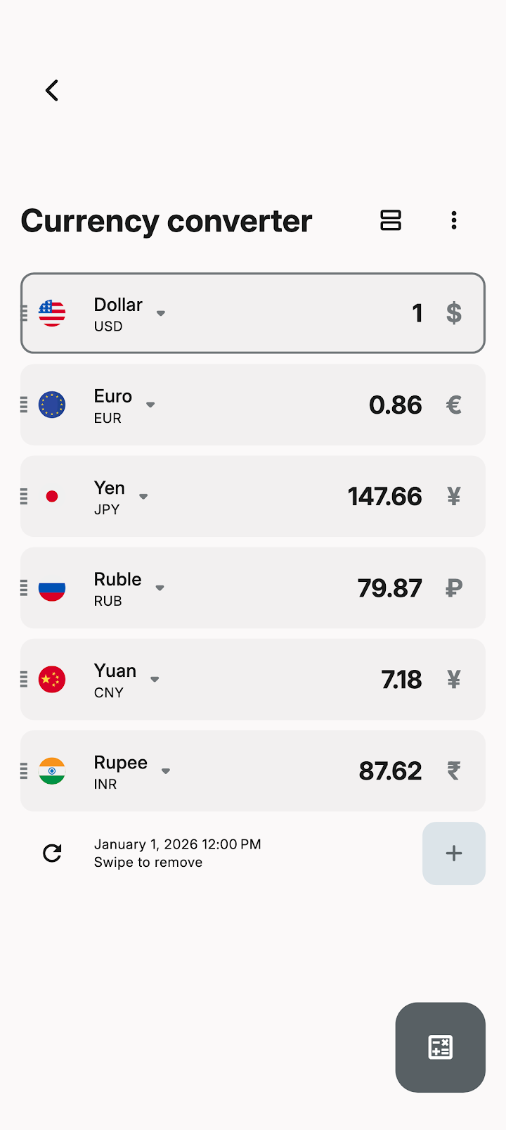 All-In-One Calculator screenshot