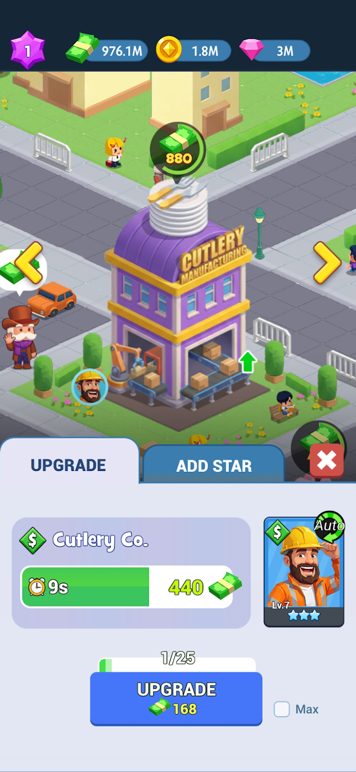 Idle Factory Business Tycoon screenshot