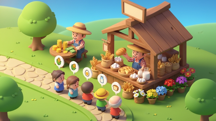 Idle Farming Simulator 3D screenshot