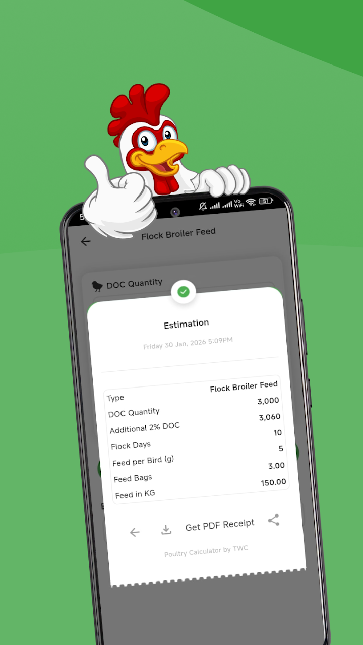 Poultry Calculator Feed & Cost screenshot