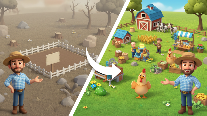 Idle Farming Simulator 3D screenshot