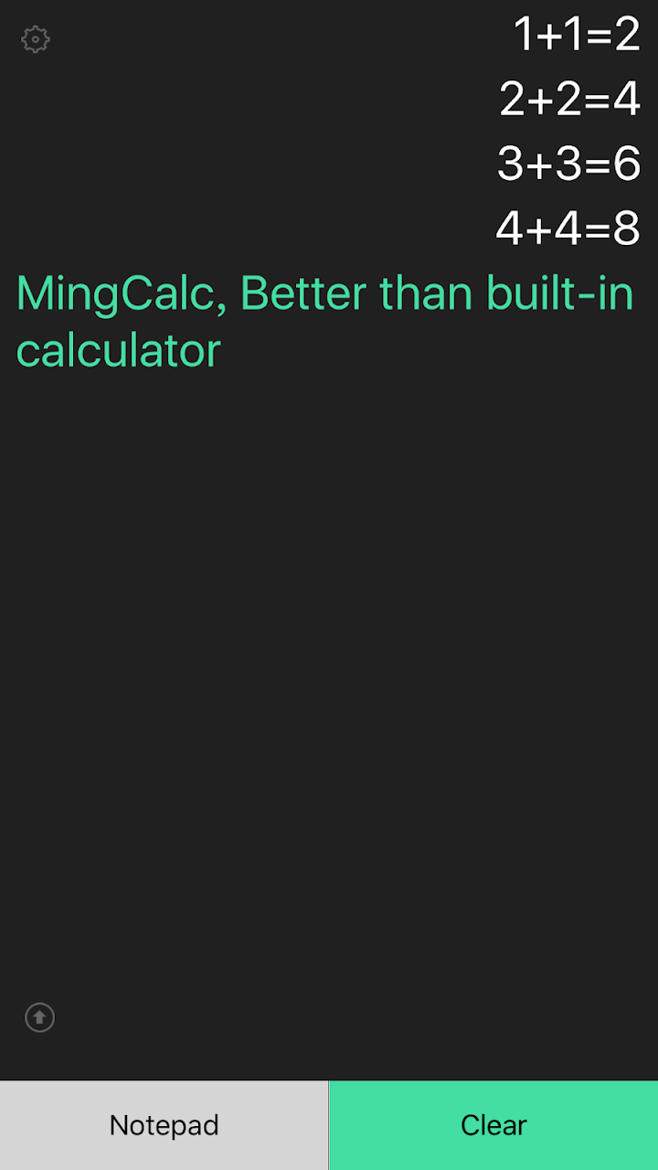 MingCalc Calculator - history  screenshot
