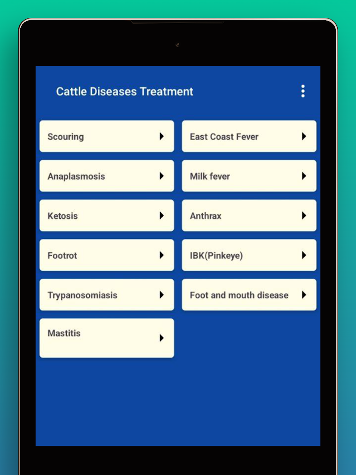 Cattle Diseases And Treatment screenshot