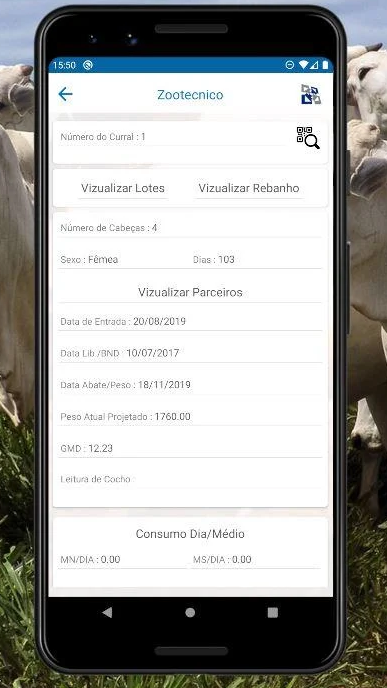 Livestock Status Reader screenshot