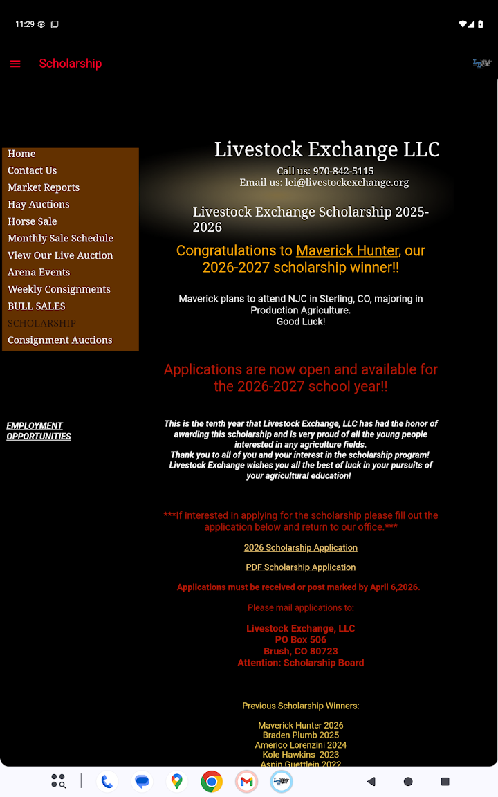 Livestock Exchange screenshot