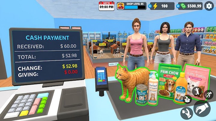 Pet Shop Journey Simulator screenshot