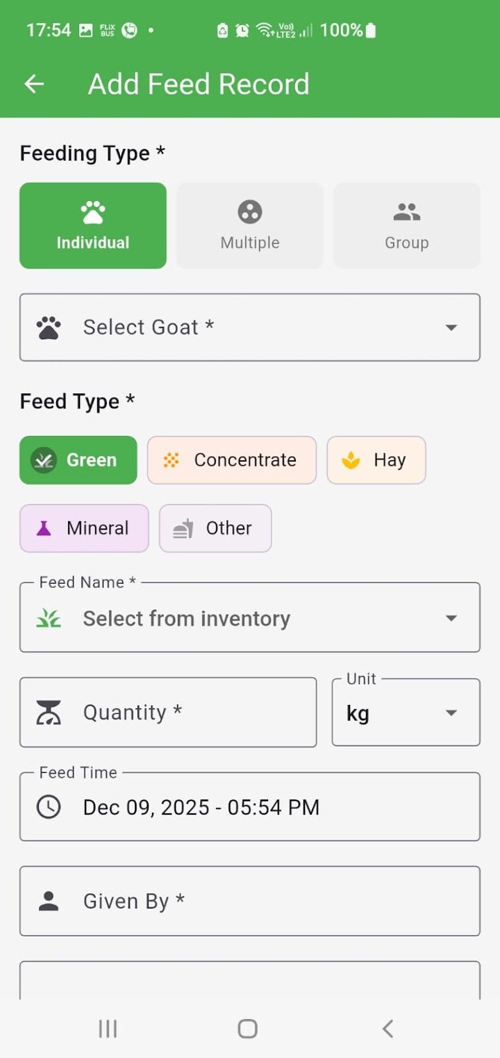 My Goat Farm Livestock Manager screenshot